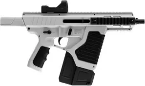 Crosman ST1 CO2 Air Rifle 480FPS Black/White with Red Dot Sight