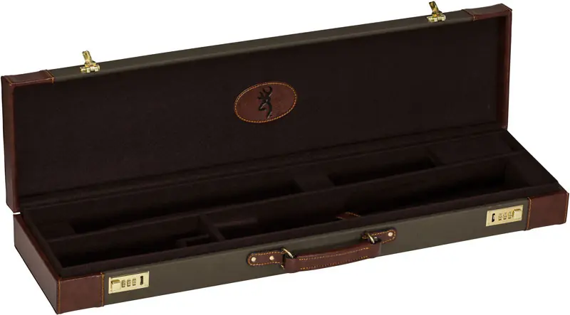 32" BBL Encino II Sage/Redwood Browning Luggage Case for Over/Under Shotgun