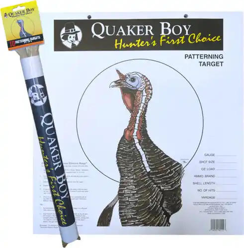 Quaker Boy 20" x 20" Turkey Paper Target 10-Pack