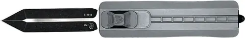 Templar Knife Small OTF Slider 2.75" Grey/Black DGGR D2 Blade