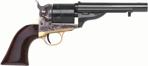 Cimarron 1872 Open Top Navy 38SP 5.5" FS CC/Blued Walnut
