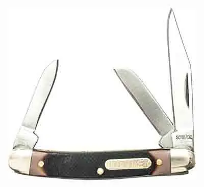 2" Stainless Delrin Old Timer Junior 3-Blade Knife