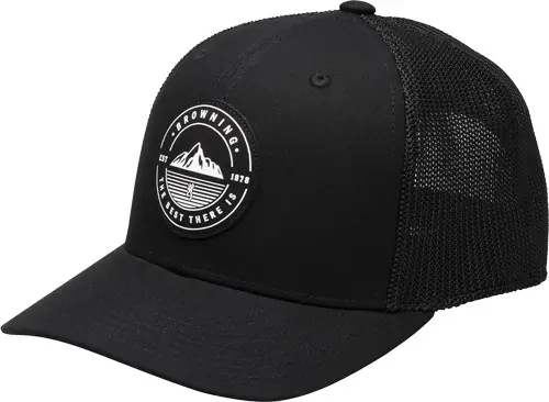 Charcoal Browning Cap with South Slope Mesh and Back BG Circle Logo