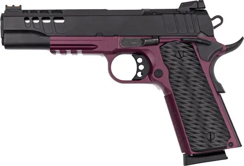 BLACK CHERRY FRAME 1911 PISTOL 45ACP 5" FS