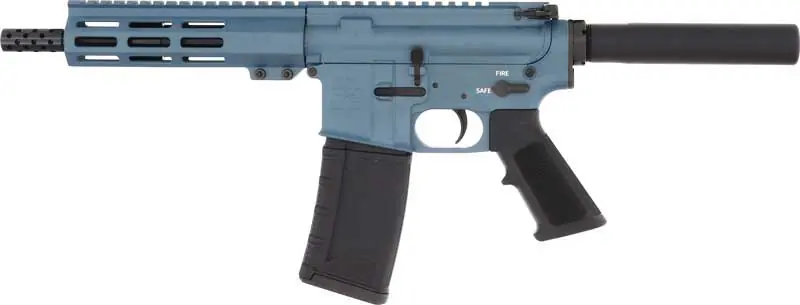 7.5" Stainless Barrel Blue GLFA AR15 Pistol .223 Wylde