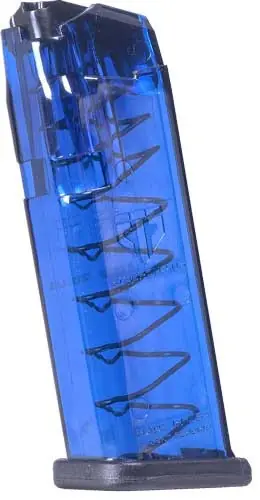 15-Round Translucent Blue Magazine for Glock 9mm (Fits 19/26ETS)
