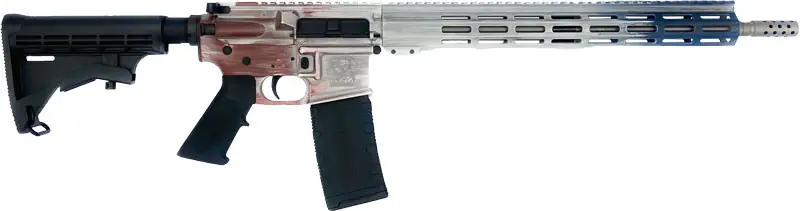 16" Stainless Steel Barrel Freedom AR15 Battleworn .223 Wylde 1:8 Twist RWBGLFA