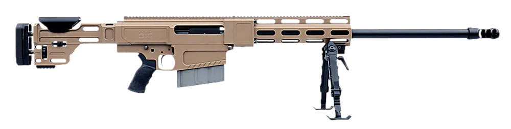 HM Defense HM50B2 Gen 2 .50 BMG Tactical Rifle with Super Ambi Grip - FDE Finish