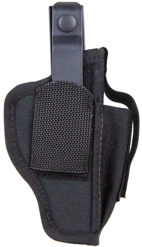 Blackhawk 40AM01BK Ambidextrous Nylon Belt Clip Holster for Medium Autos, 3-4" Barrel