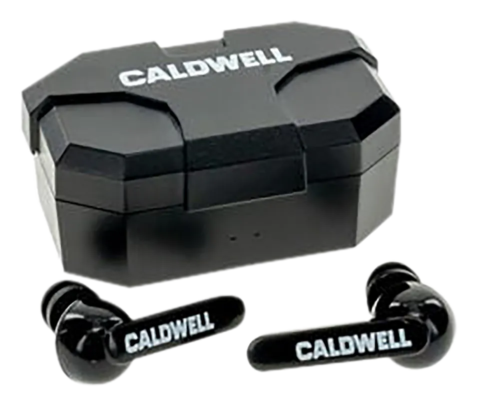 Caldwell E-Max Shadows Wireless Earbuds 23 dB Black for Adults