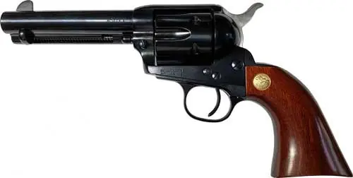 Cimarron Pistoleer 4.75" Blued Walnut .45 LC Revolver