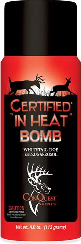 Certified Heat Aerosol 4oz - Conquest Scents Deer Lure