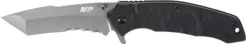 TANTO 4 Spring Assist Black S&W Knife M&P Special Ops 4"