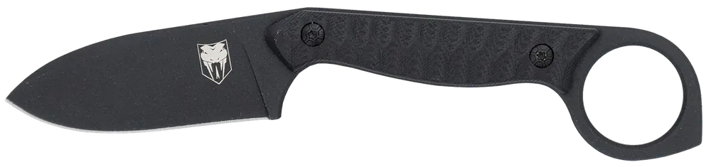 CobraTec Wolfteeth EDC Folding Knife with Black 14C28N Steel Blade and G10 Handle