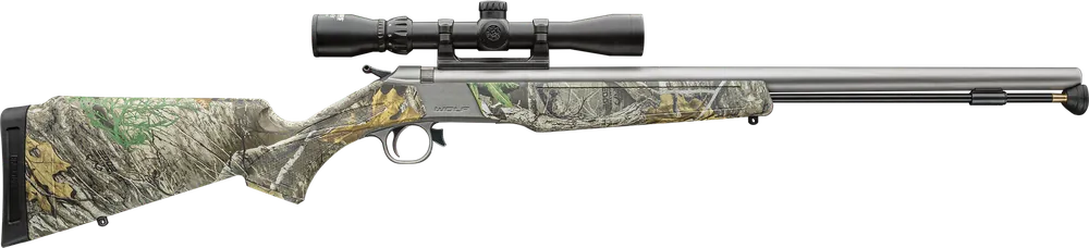 CVA PR2118SSCP Wolf 50 Cal Muzzleloader with Optic and Realtree Edge Stock