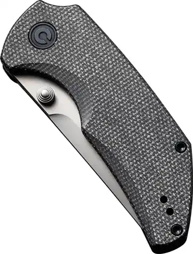 CIVIVI Thug 2 Knife 2.69" Dark Green Micarta/Silver Blade
