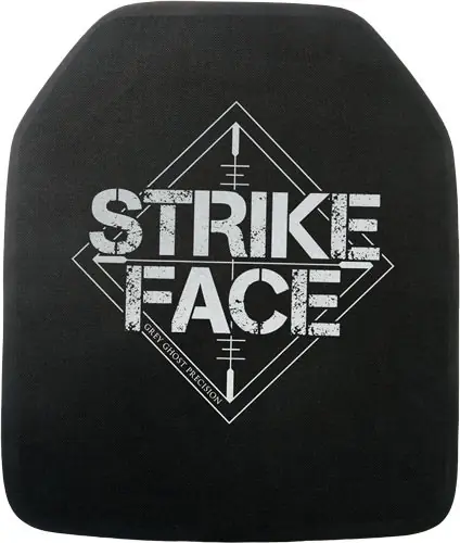 PLATE LEVEL IV THREAT CERT GREY GHOST PRECISION STRIKE FACE