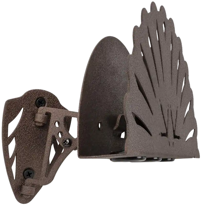Allen 7238 EZ Mount Turkey Fan Display with Mounting Hardware - Brown Steel