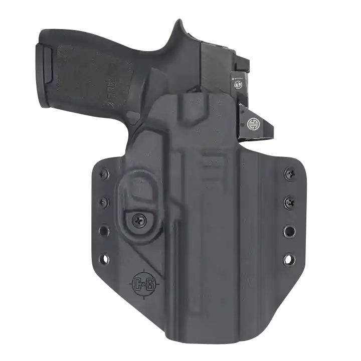 C&G Holsters Covert OWB Black Kydex for Sig P320 - Right Handed