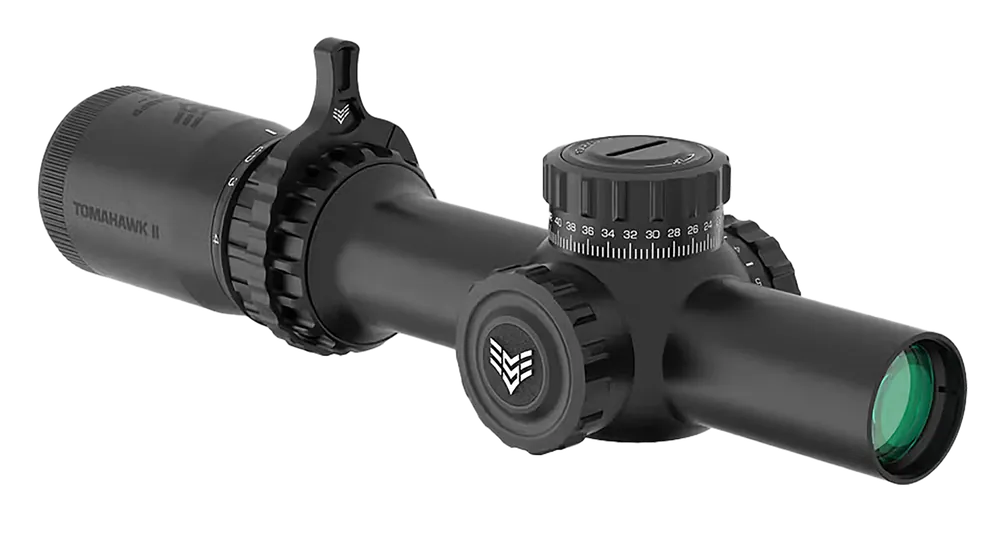Swampfox Tomahawk II 1-6x24mm Scope with BDC Red Reticle