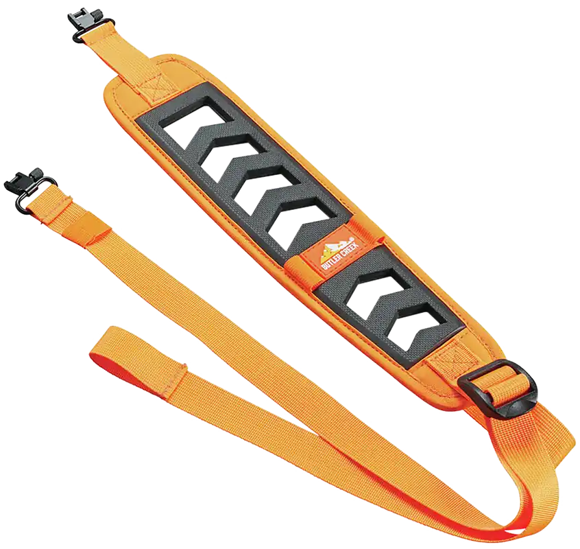 Butler Creek Featherlight Adjustable Rifle Sling, Blaze Orange, 22"-36"