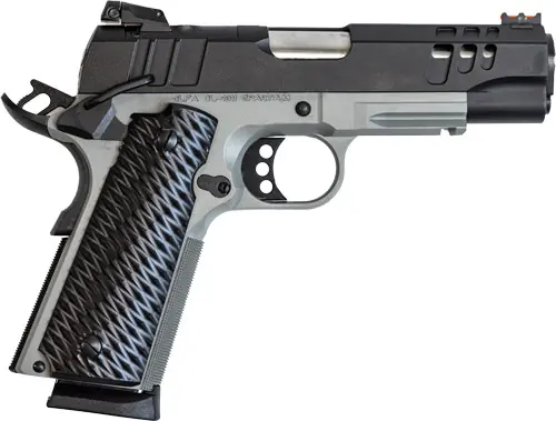 BLACK SLIDE BULL SHARK FRAME 1911 PISTOL 45ACP 4.25"