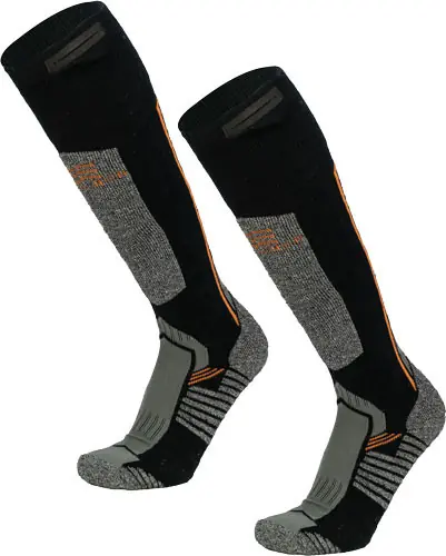 Mobile Warming Men's Pro Merino Heated Socks Gray X-Large