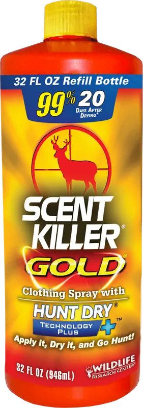Wildlife Research Scent Killer Gold 32 oz Odorless Spray Refill