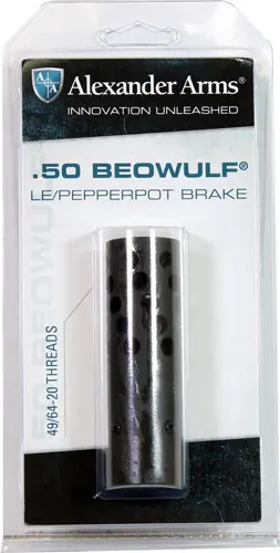 Threaded Muzzle Brake for Alexander 50 Beowulf LE Pepper