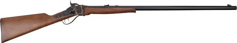 Cimarron Sharps Business 45-70, 32" Octagonal, CC/Blued Walnut
