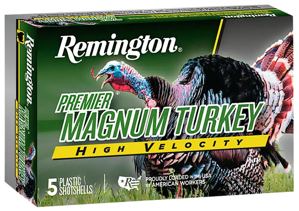 Remington Premier Magnum Turkey 20 Gauge High Velocity Ammo - 5 Shot, 5/Box