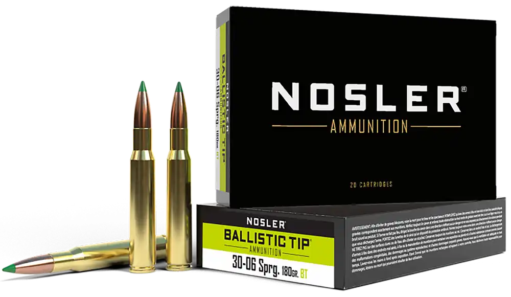 Nosler 40072 30-06 Springfield 180gr Ballistic Tip Ammo 20/Box