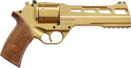 Chiappa Rhino 60SA .357 Magnum 6" Adjustable Sight Gold/Walnut