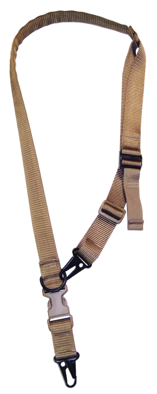 Tacshield Warrior 2-in-1 Sling: Coyote Tan, Padded, Fast Adjust for Rifles/Shotguns