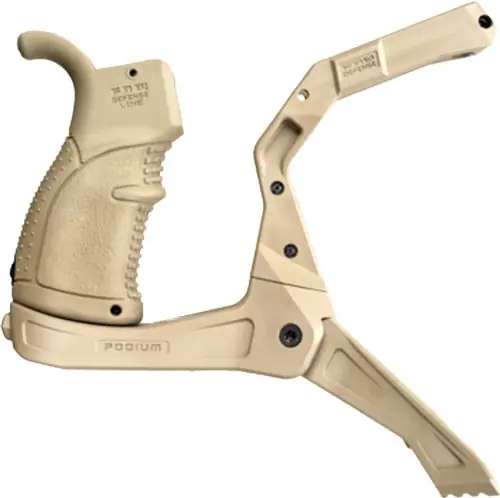 F.A.B. Defense AR Podium: BI-POD FDE for AR-15 Platform
