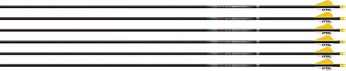 Easton Sonic 6.0 400 Arrows with 2" Bully Vanes - 6 Pack