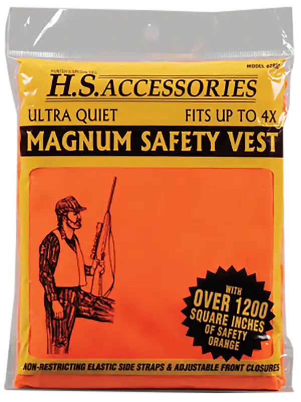 Hunters Specialties HS02002 Magnum Safety Vest, 4XL, Orange