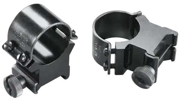 Weaver 49162 Sure Grip Detachable Rings - Black 1" Extra High