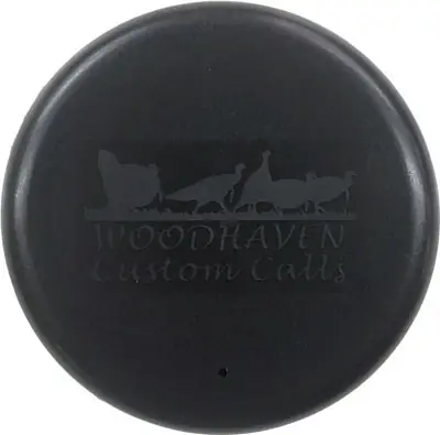 Black Saver Lid for Pot Calls - Woodhaven Custom Calls Surface