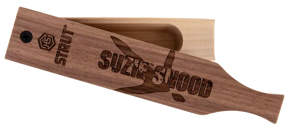 Hunters Specialties Suzie Snood Turkey Box Call - Brown Hardwood