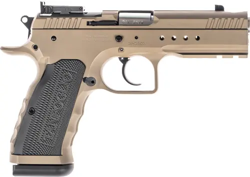 Tanfoglio Hexagon Tactical 10MM 4.45" 15RD Steel/Aluminum Grip
