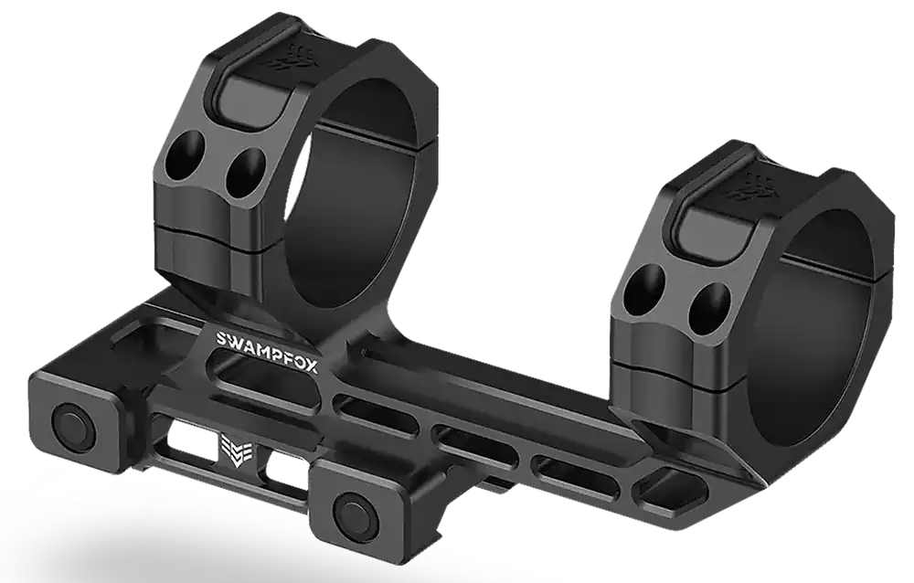 Swampfox Optics Freedom Mount 30mm Tube - Black 7075 Aluminum FCM30M