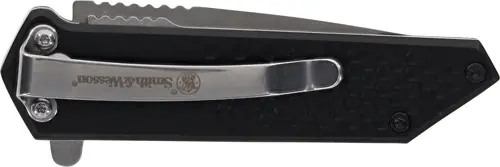 ASSIST TANTO 2.5" BLACK/SSS&W KNIFE - EXTREME OPS SPRING-ASSISTED