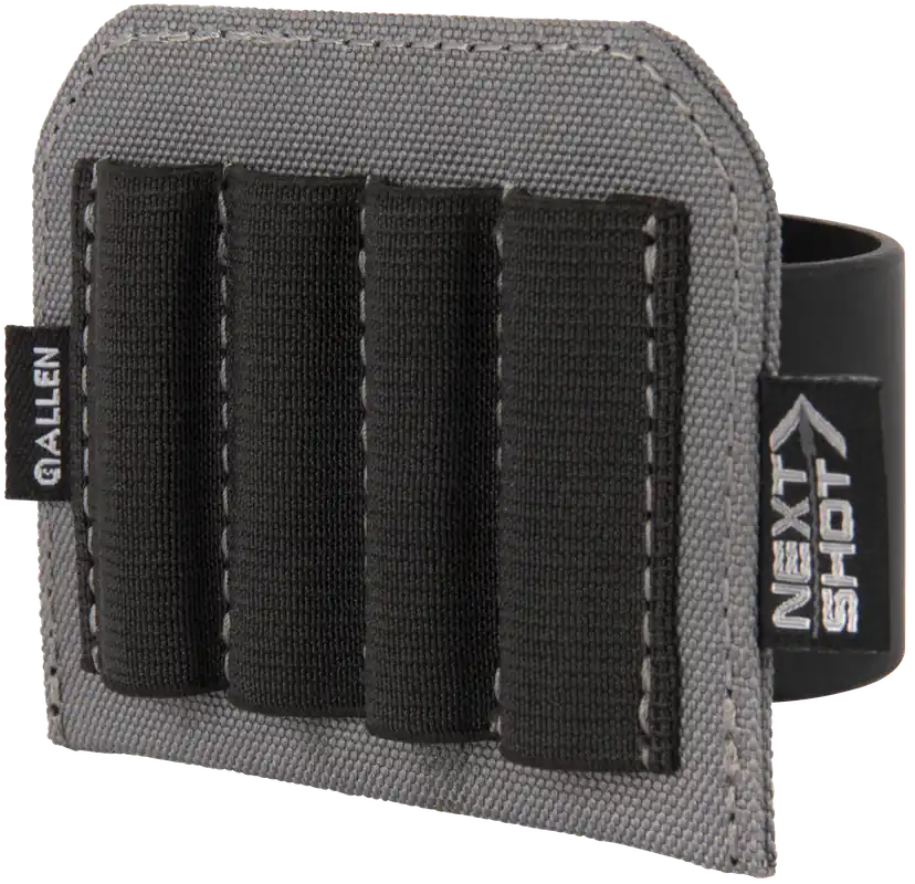 Allen 8208 Multi-Caliber Rifle Cartridge Carrier Band - Black Silicone, 4-Round Capacity
