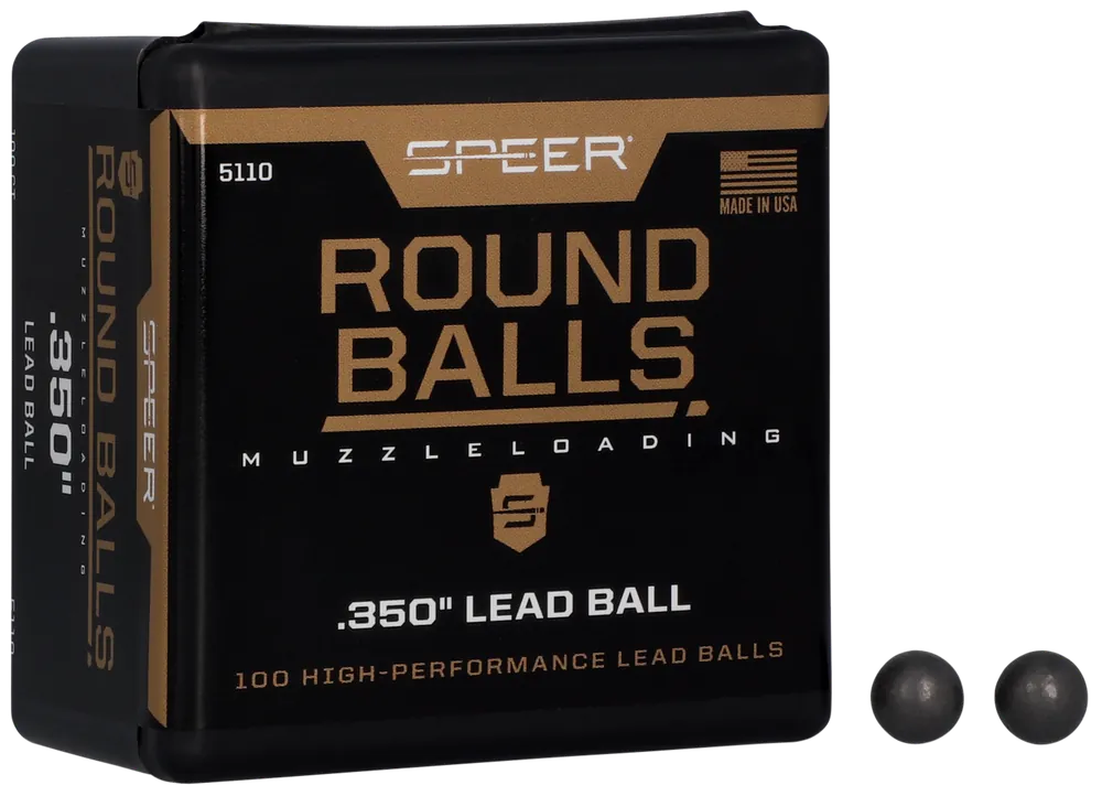Speer 5110 .36 Caliber 64gr Lead Balls - 100 Count Box