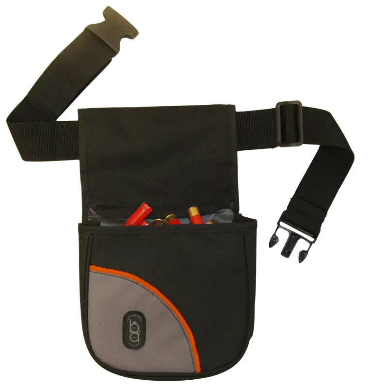 Bob Allen BA430 Club Series Divided Shell Pouch with Nylon Belt Mount (26-50" Adjustable Belt)