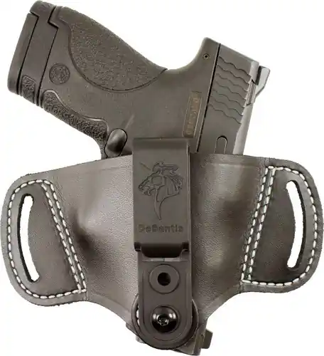 DeSantis Outback Ambidextrous Leather Holster for Small Autos - IWB/OWB