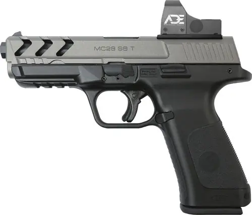 Girsan MC28SA 9mm Two-Tone Pistol with Optic and Adjustable Sights - 17 Shot Capacity