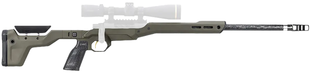MDT Sporting Goods HNT26 Chassis System for Howa 1500/Weatherby Vanguard - Cobalt Green