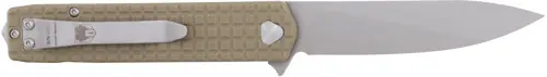 TAN/SS D2 BladeCobraTec Medium Cayden 3.25" Knife